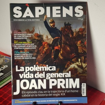 Sapiens a-138 revista història la vida del general Joan Prim comprar