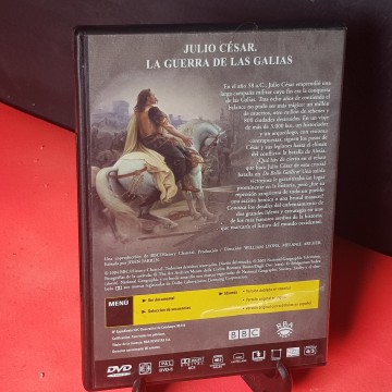 Julio césar, la Guerra de las Galias DVD.