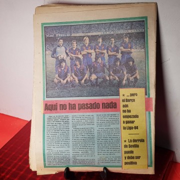 Diario Sport 1365 5 septiembre 1983 sevilla f.c 3 F C Barcelona 1 3 €