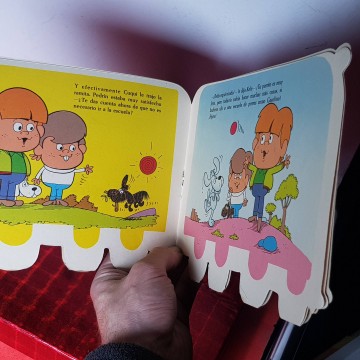 Antiguo cuento troquelado autobús escolar vincher plancton 1969