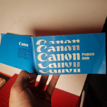 Catálogo canon products guide cámaras fotográficas compactas