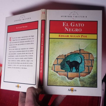 El gato negro Edgar Allan Poe biblioteca de aventura y misterio 11