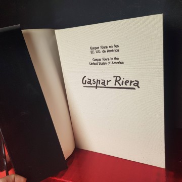 Gaspar Riera Moragues en los EE UU de América catálogo biografía libro