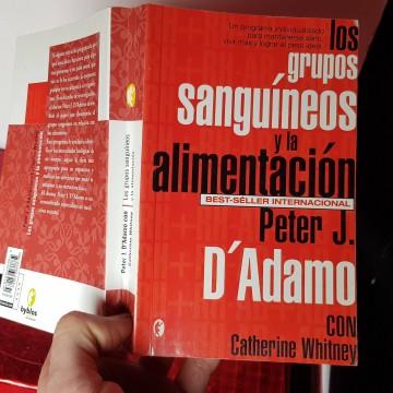 Los grupos sanguíneos y la alimentación Peter J D'Adamo libro dieta