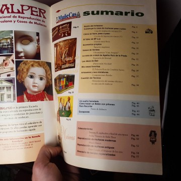 Revista muñecas casas y miniaturas número 5 comprar librería casa