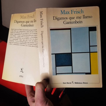 Digamos que me llamo gantenbein Max Frisch 5 € librería comprar