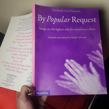 By popular request libro partituras para coro de voces mixtas Beatles