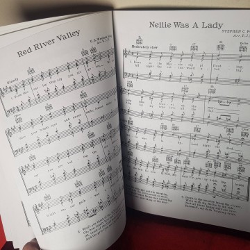 Libro de partituras de música Barber Shop songs música folk americana