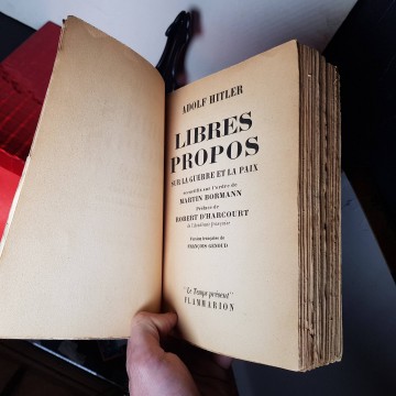 Libres propos sur la guerre et la Paix Adolf Hitler Martin Bormann