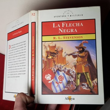 La flecha negra Robert Louis Stevenson Altaya 52 biblioteca aventura