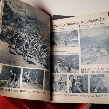 Revista Le miroir du tour 1956 ciclismo Francia Roger walkowiak