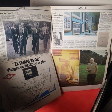 Diari Avui Benvinguda al president Josep Tarradellas 22 octubre 1977