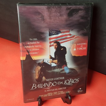 BAILANDO CON LOBOS, DVD, NUEVO.