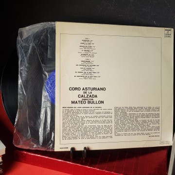 Coro asturiano de la calzada Mateo Bullón vinilo LP comprar Asturias