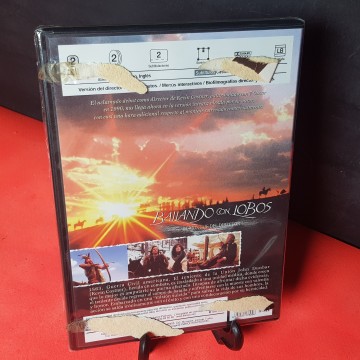 BAILANDO CON LOBOS, DVD, NUEVO.