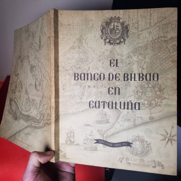 El Banco de Bilbao en Catalunya BBVA libro 1952 fotografías antiguas
