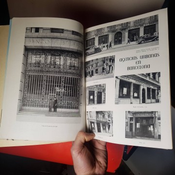 El Banco de Bilbao en Catalunya BBVA libro 1952 fotografías antiguas
