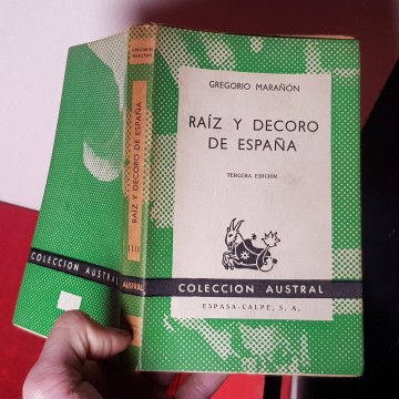Raíz y decoro de España Gregorio Marañón libros descatalogados comprar