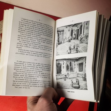 Un día en Toledo antigua guía turística con plano desplegable librería