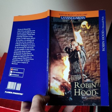 Texto bilingüe inglés castellano la vanguardia Robin Hood librería