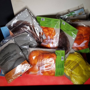 Lote pelucas de carnaval disfraces chirigota comprar pelucas colores
