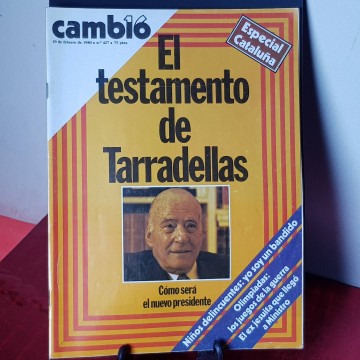 Cambio 16 427 el testamento de Tarradellas especial Cataluña 1980