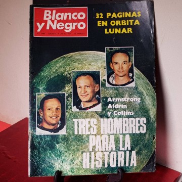 Apolo 11 viaje a la luna revista Blanco y Negro 2985 19 julio 1969