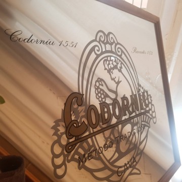 Espejo Codorníu antiguo cava Codorniu 1551 Raventos 1872