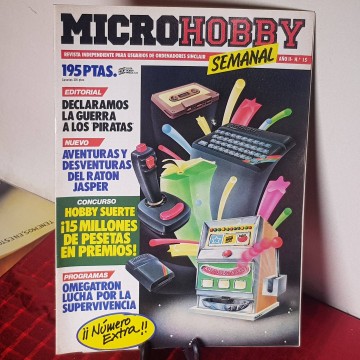 Microhobby semanal 15 revista informática Spectrum Sinclair jasper