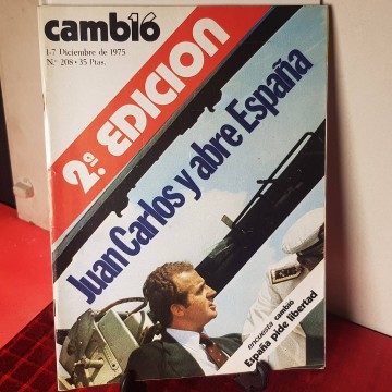 Cambio 16 208 1 diciembre 1975 revista política transición española