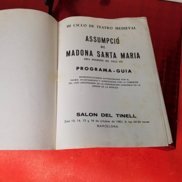 Assumpció de madona Santa Maria Els Joglars programa festes la Mercè
