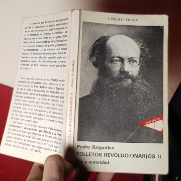 Piotr Kropotkin ley autoridad folletos revolucionarios II librería
