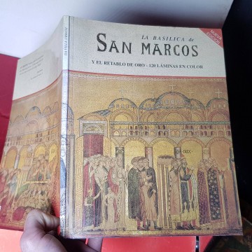 La Basílica de San Marcos y al retablo de oro libro librería libros