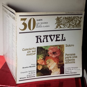Sarpe los tesoros de la música clásica 30 Ravel vinilo LP librería
