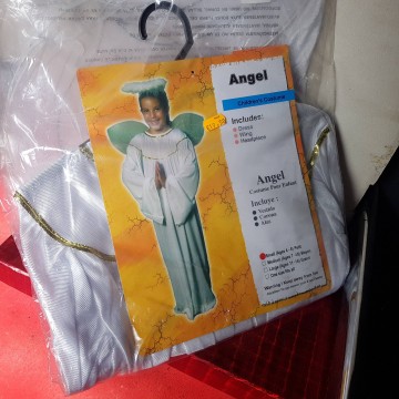 Disfraz de ángel talla pequeña carnaval niños 4 a 6 años librería