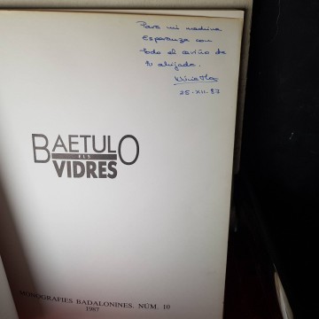 Baetulo els vidres llibre arqueologia Badalona Núria flos Travieso