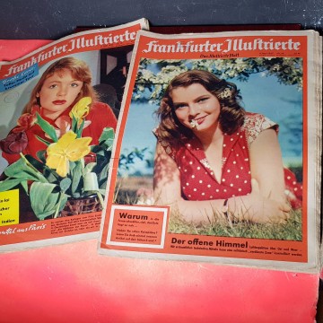 Frankfurter illustrierte lote 2 periódicos revistas antiguas antiguos
