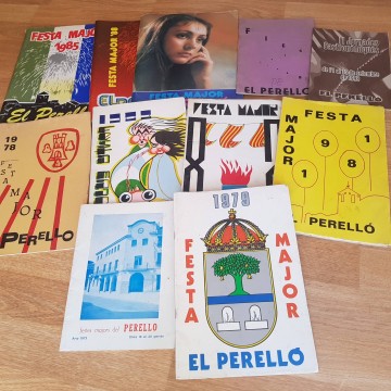 Programa festa major El Perelló pubilla fotografies antigues festes