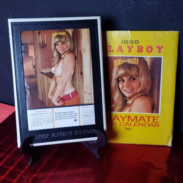 Playboy 1968 calendario de mesa playmate desk calendar 10 € librería
