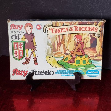 Caja vacía Ruy el pequeño Cid Danone la gruta de las tortugas juego