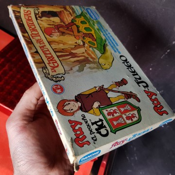 Caja vacía Ruy el pequeño Cid Danone la gruta de las tortugas juego