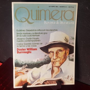 Quimera 24 revista de literatura William Burroughs Gutiérrez Girardot