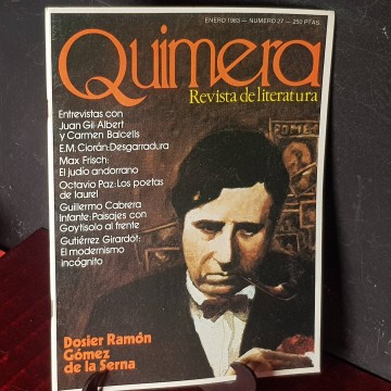 Revista Quimera 27 literatura revistas crítica literaria librería