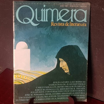 Revista Quimera 20 1982 de literatura revistas quimera librería online