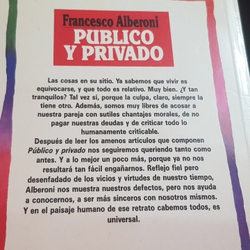 Público y privado, de Francesco Alberoni