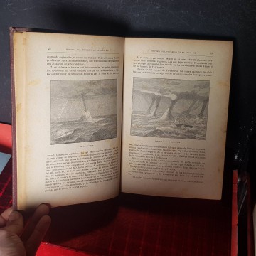 Libros antiguos Historia del progreso en el siglo XIX grabados comprar
