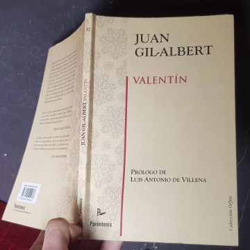Librería online Juan Gil Albert Valentín novela homenaje a Shakespeare