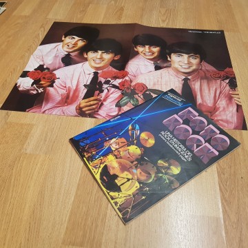 Revista foto rock especial vibraciones póster The Beatles Mick Jagger