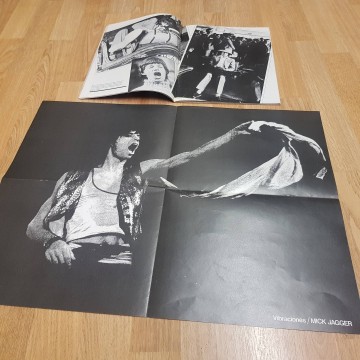 Revista foto rock especial vibraciones póster The Beatles Mick Jagger