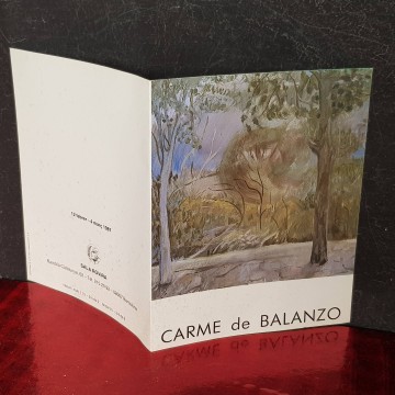 Carme de balanzo pintora guía de arte pinturas sala Rovira 1987